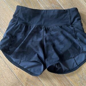 Lululemon High Rise Speed Up Lined Short 2.5”